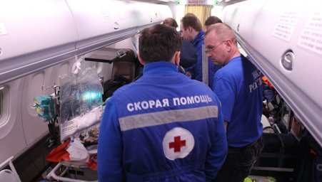 Борт МЧС эвакуировал тяжелобольного ребенка из Грозного в Екатеринбург
