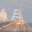 Все опоры железнодорожной части Крымского моста установлены