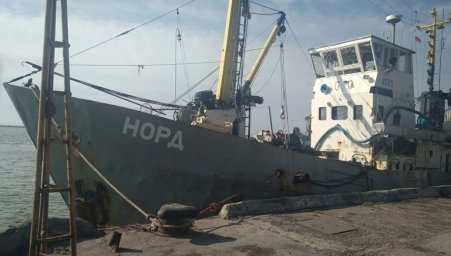 Украинские пограничники увезли капитала судна "Норд", сообщил судовладелец